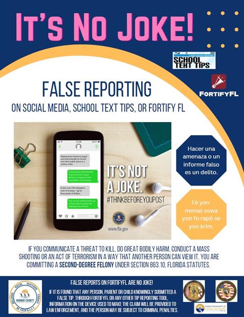 🚨 False Reporting is No Joke! 🚨